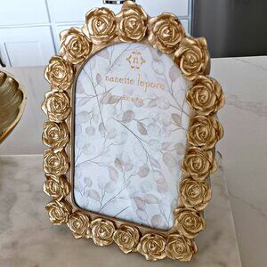 NEW! ORNATE ROSES Nanette LEPORE 5" x 7" PICTURE FRAME
